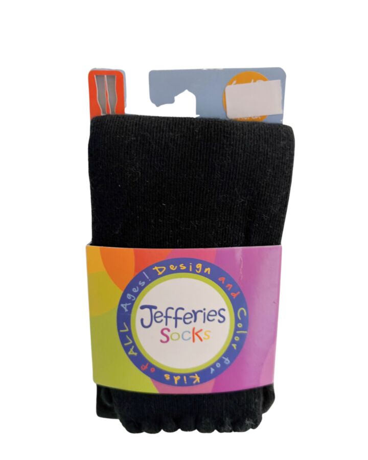 JEFFERIES SOCKS  BLACK    TIGHTS