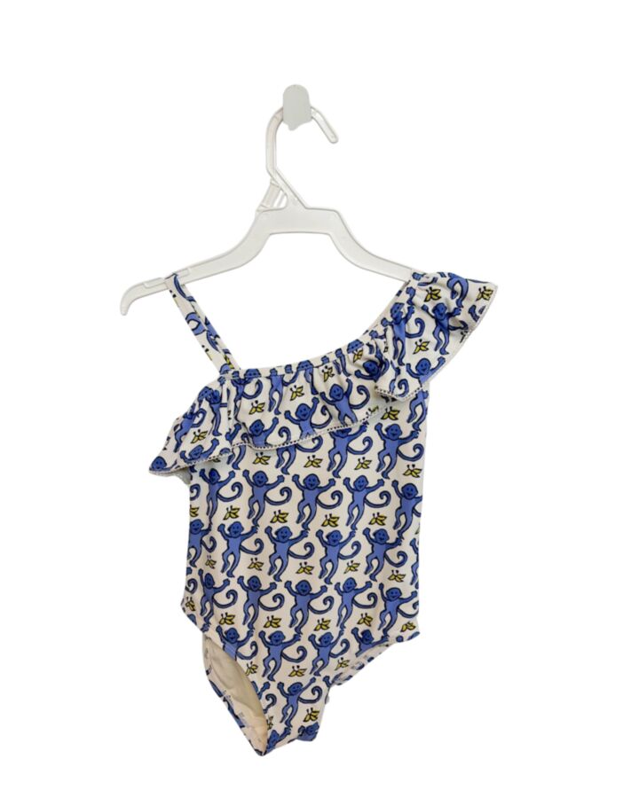 ROBERTA ROLLER RABBIT  BLUE    1-PIECE SWIMSUIT WITH PICOT STITCHING