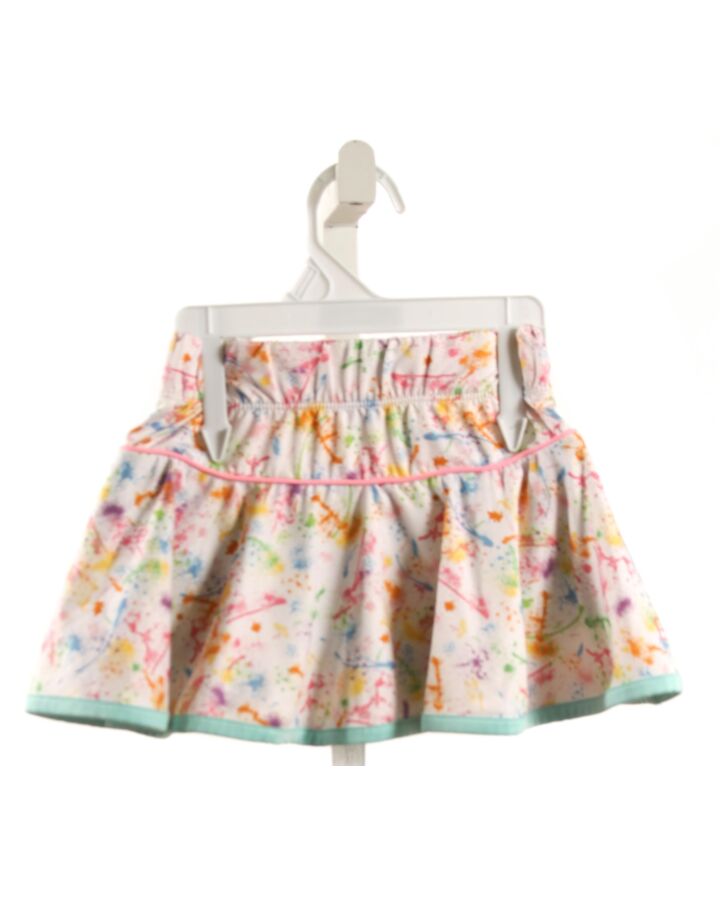 SET BY LULLABY SET  WHITE  PRINTED DESIGN SKORT