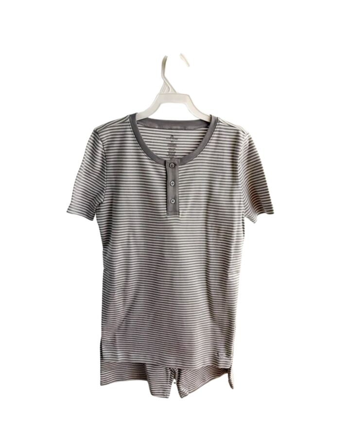 PETITE PLUME  GRAY  STRIPED  LOUNGEWEAR