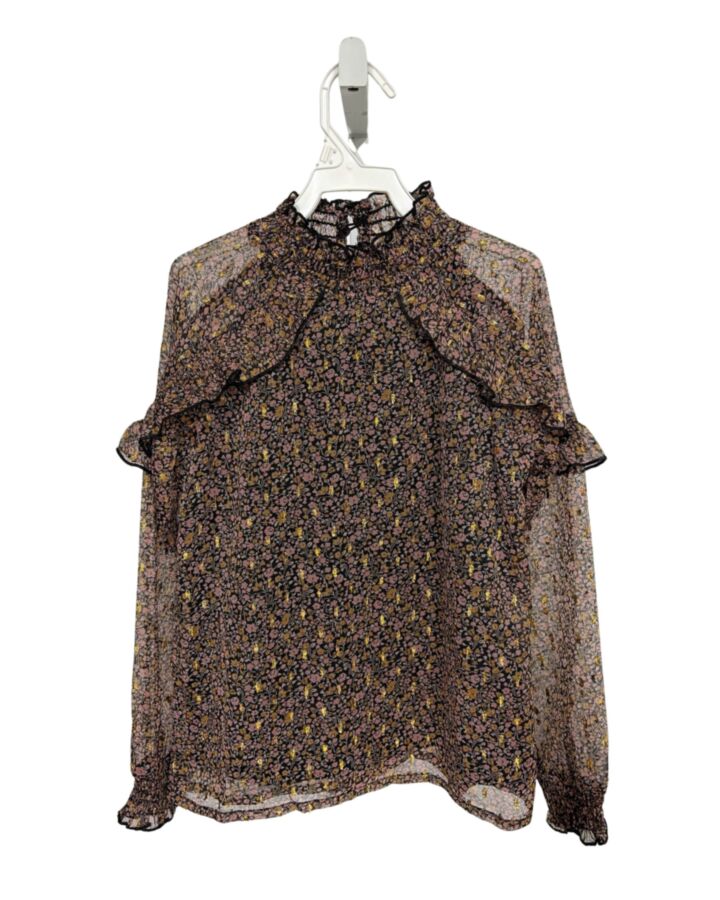 CREAMIE PINK FLORAL DRESS SHIRT