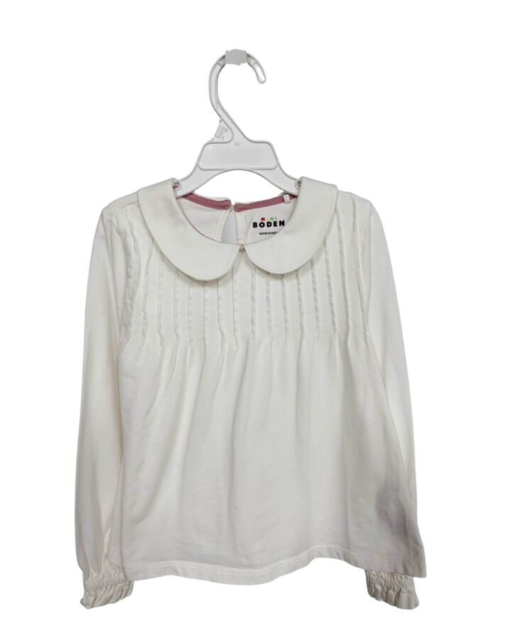 MINI BODEN  WHITE    KNIT LS SHIRT