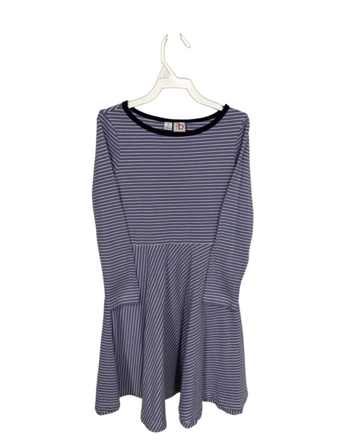 BUSY BEES BLUE STRIPED KNIT DRESS