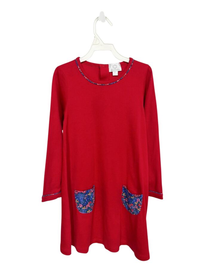 THE PROPER PEONY RED FLORAL KNIT DRESS