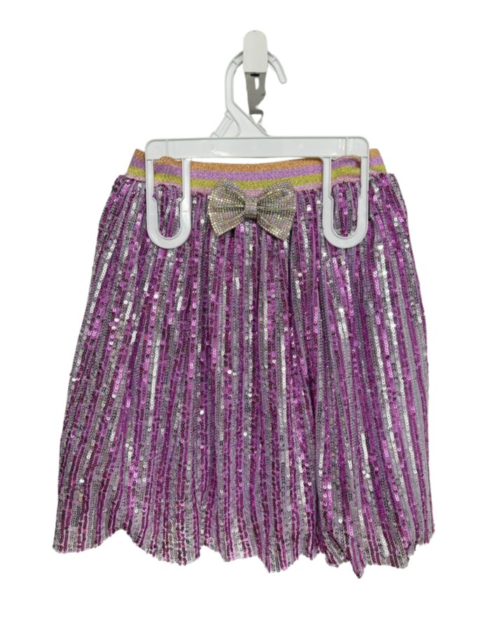 LOLA + THE BOYS  PURPLE   SEQUINED SKIRT