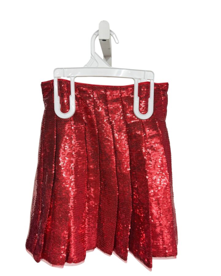 LOLA + THE BOYS  RED   SEQUINED SKIRT