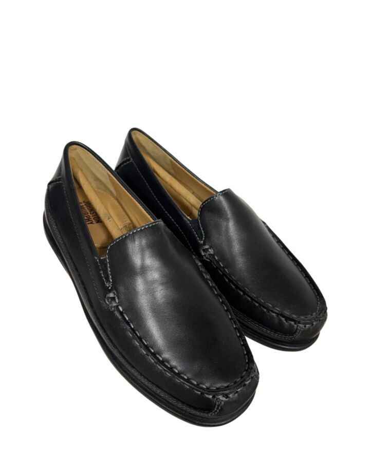 JOHNSTON & MURPHY BLACK LOAFERS *NEW WITHOUT TAG *NWT SIZE CHILD 1.5
