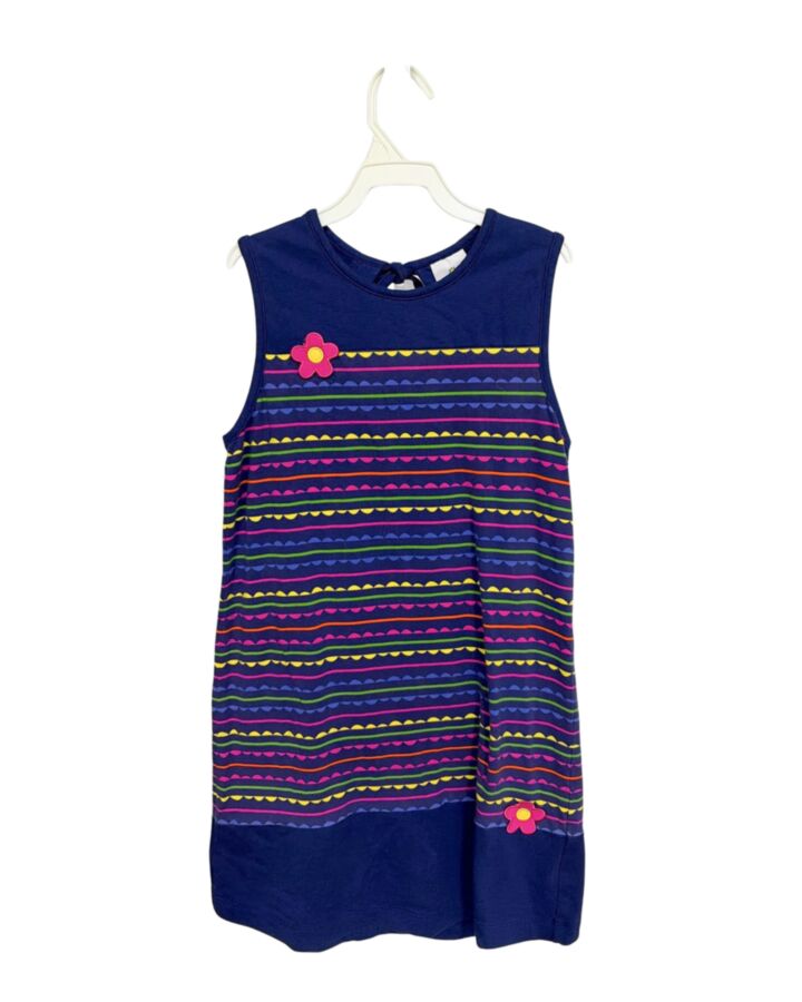 FLORENCE EISEMAN  BLUE   PRINTED DESIGN KNIT DRESS
