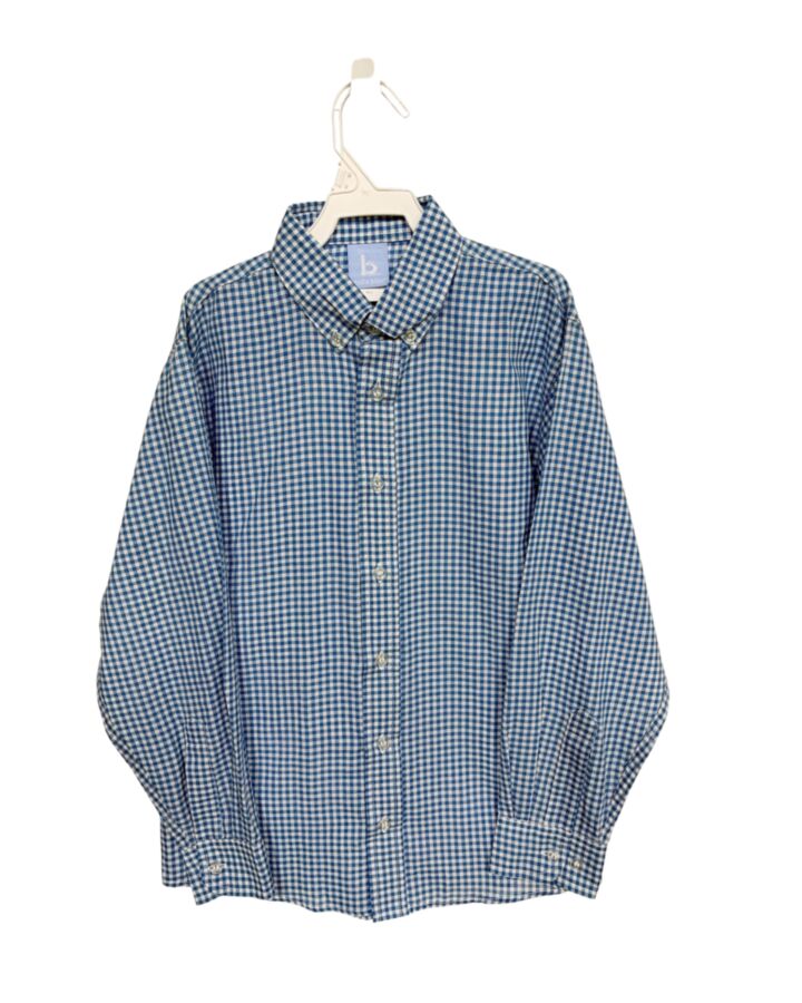 BELLA BLISS  BLUE  GINGHAM  DRESS SHIRT