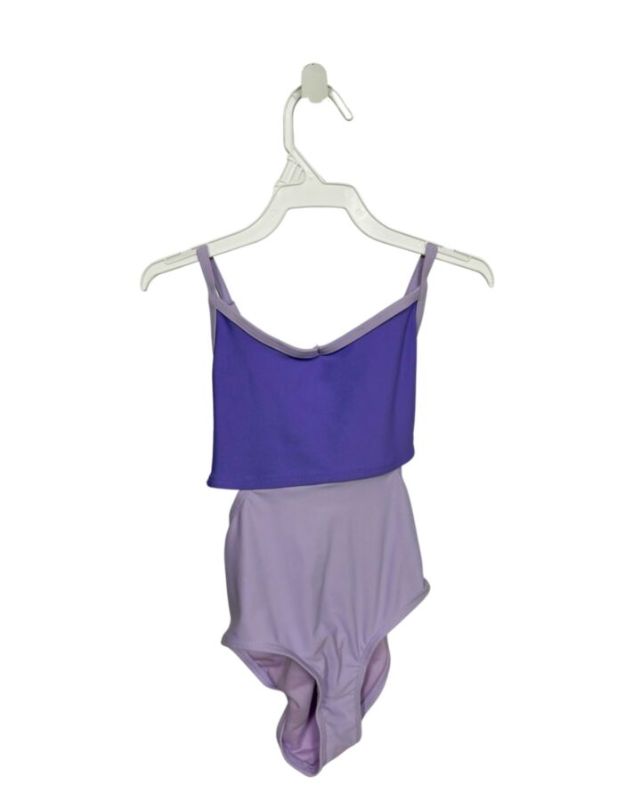 LANDS' END KIDS  LAVENDER    1-PIECE SWIMSUIT