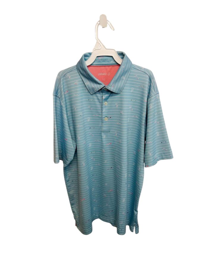 JOHNNIE-O  LT BLUE  STRIPED  DRESS SHIRT