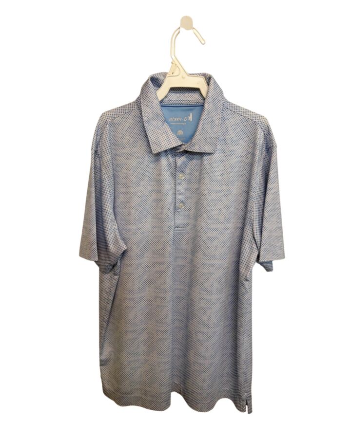 JOHNNIE-O  LT BLUE   PRINTED DESIGN DRESS SHIRT