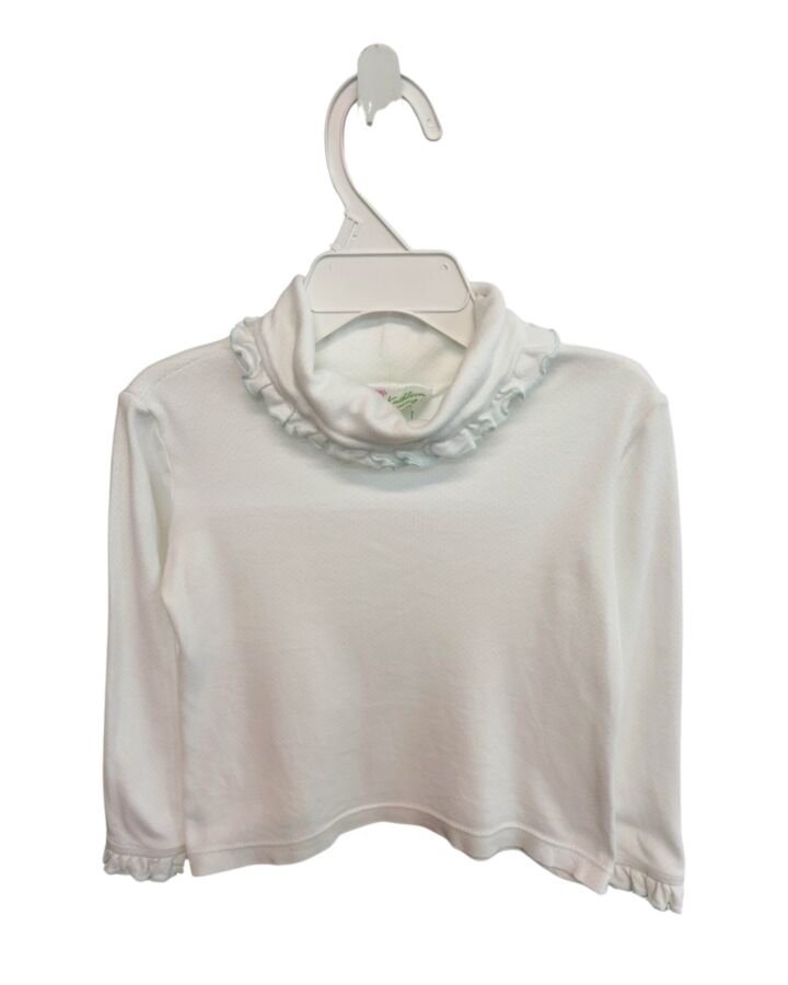 ALICE KATHLEEN  WHITE  POLKA DOT  KNIT LS SHIRT