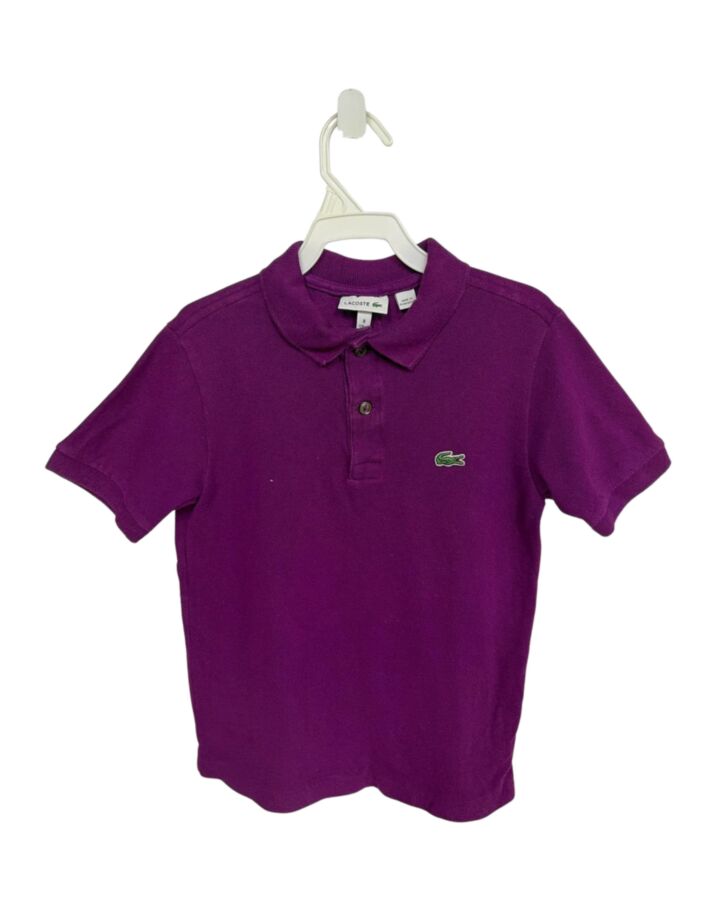 LACOSTE  PURPLE PIQUE   DRESS SHIRT