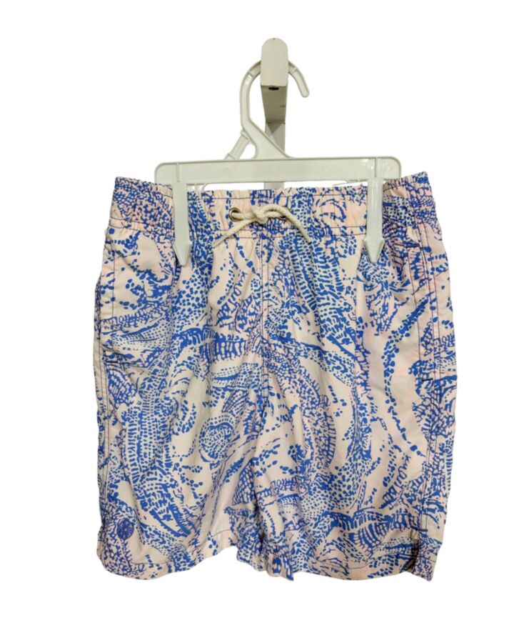 LILLY PULITZER  BLUE   PRINTED DESIGN SWIM TRUNKS