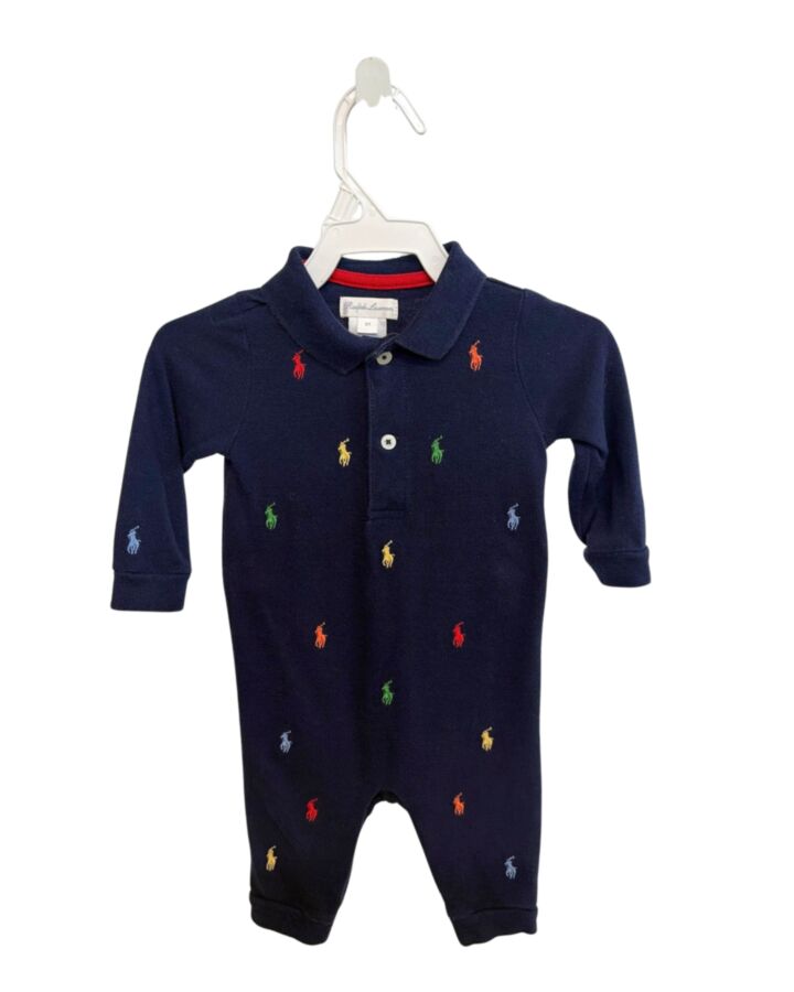 RALPH LAUREN  BLUE   EMBROIDERED LONGALL
