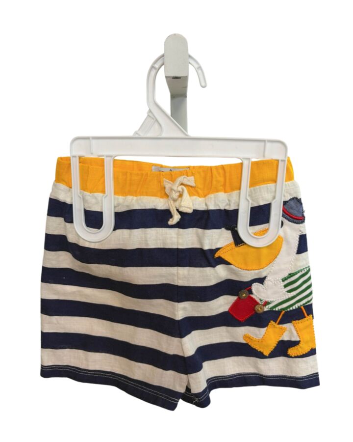 MUD PIE  BLUE  STRIPED  SWIM TRUNKS
