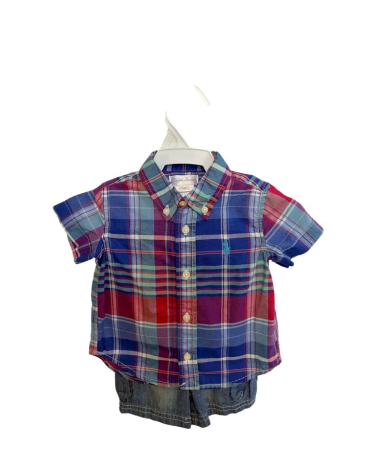 RALPH LAUREN  BLUE  STRIPED  2-PIECE OUTFIT