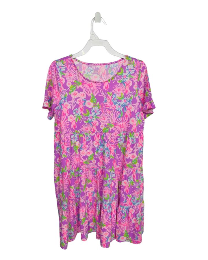 LILLY PULITZER  PINK  FLORAL  KNIT DRESS