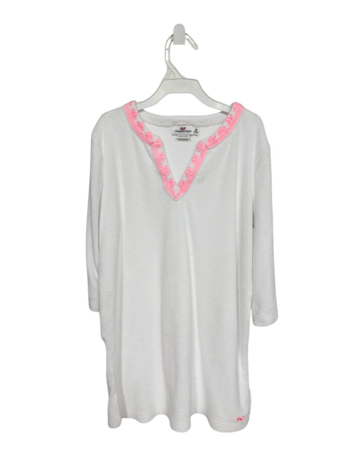 VINEYARD VINES WHITE TERRY CLOTH COVER UP