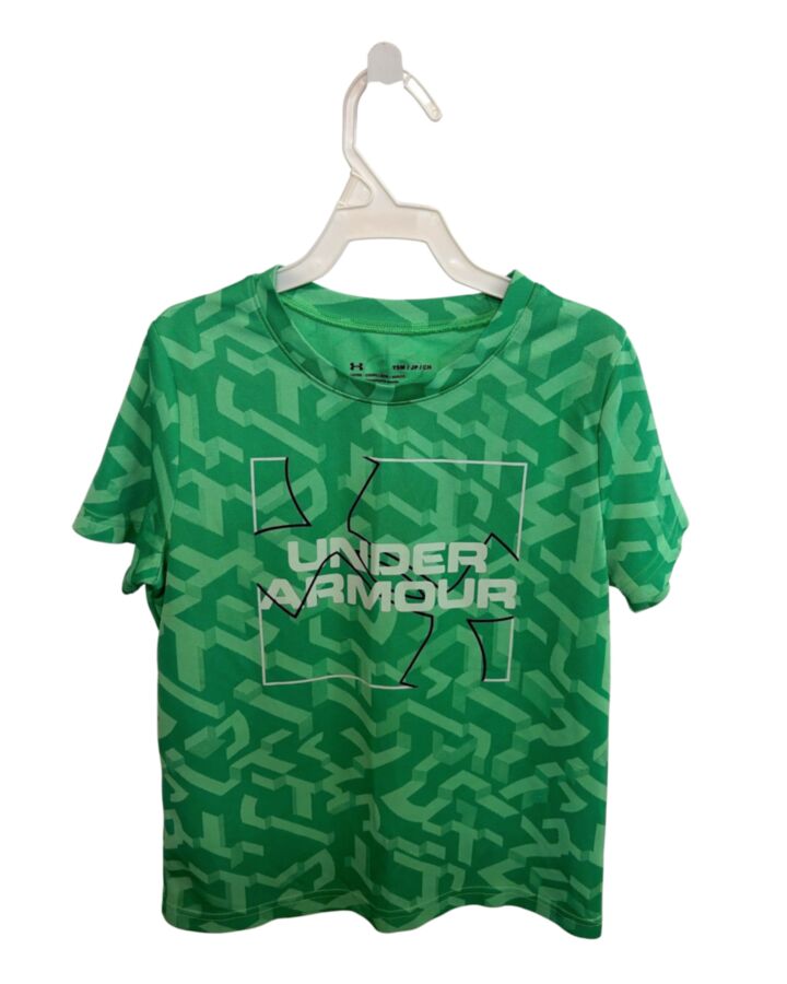 UNDER ARMOUR  GREEN   PRINTED DESIGN T-SHIRT