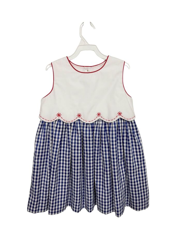 THE PROPER PEONY  BLUE  GINGHAM  DRESS