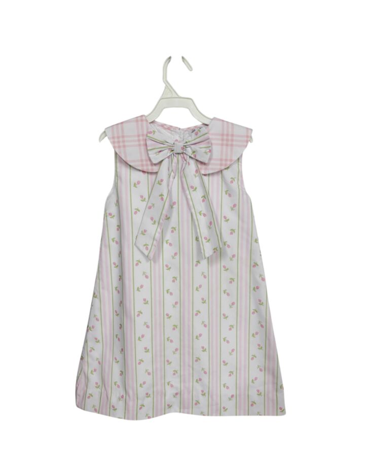 THE BELLA BEAN  PINK  FLORAL  DRESS