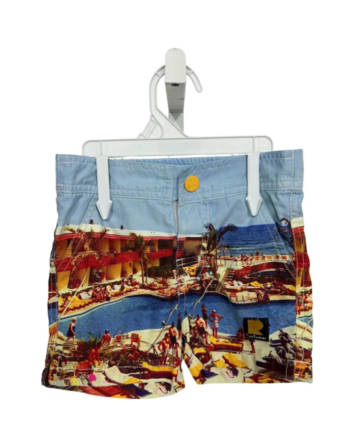 SURFWEAR  MULTI-COLOR   PRINTED DESIGN SWIM TRUNKS