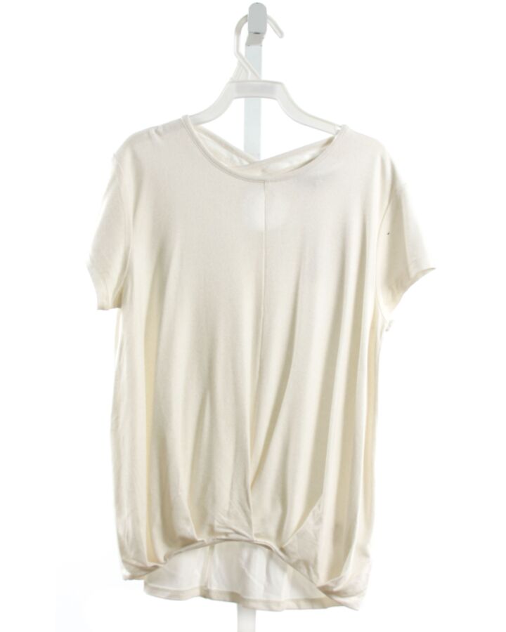 IMOGA  CREAM  KNIT SS SHIRT