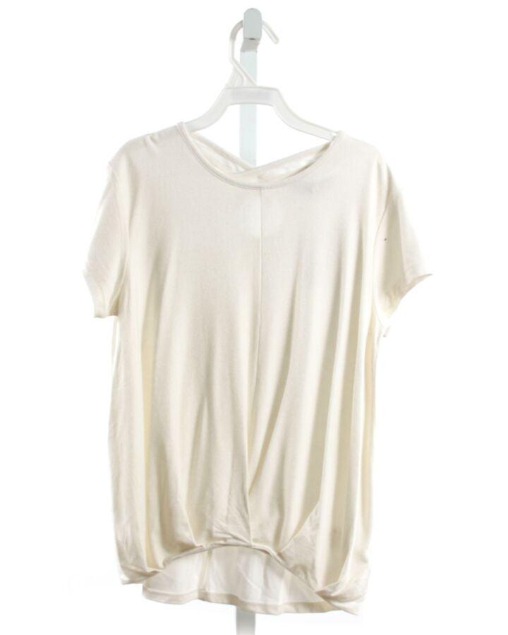 IMOGA  CREAM  KNIT SS SHIRT