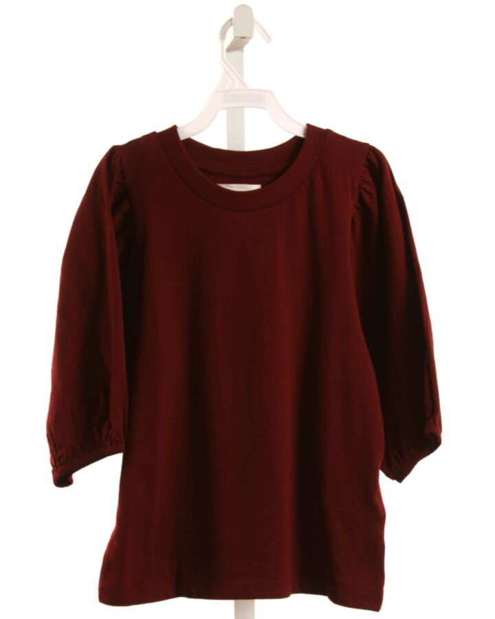 DL1961  MAROON  KNIT LS SHIRT