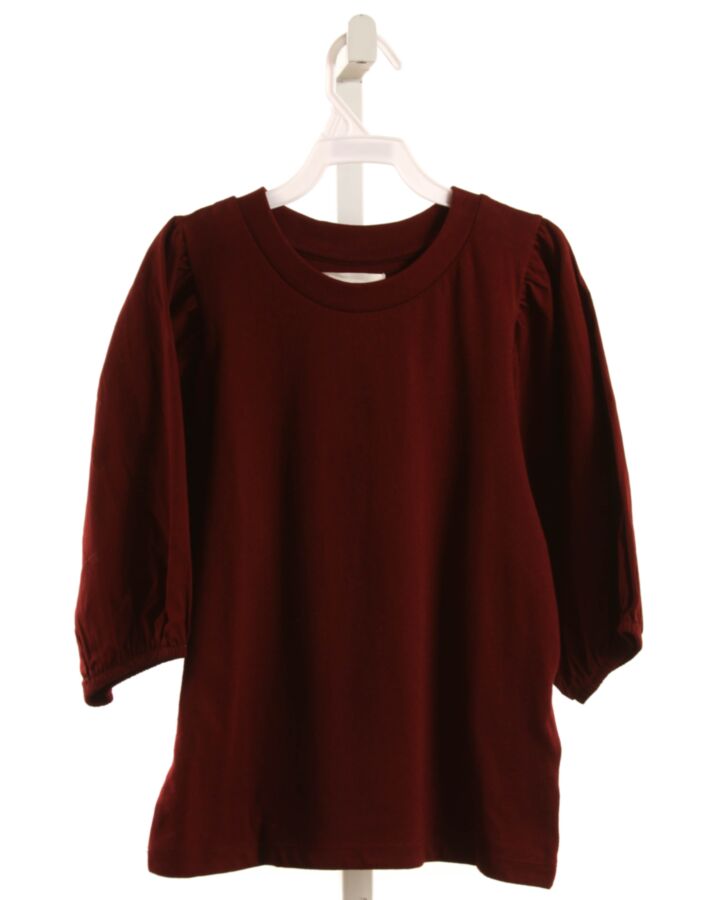DL1961  MAROON  KNIT LS SHIRT