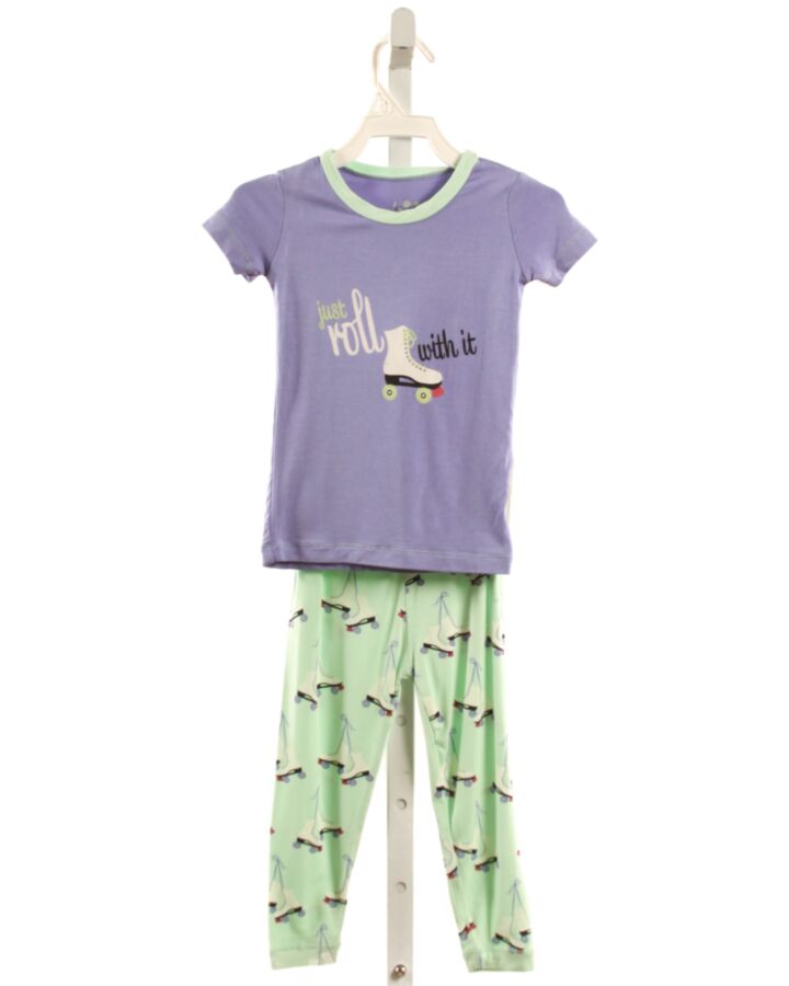 KICKEE PANTS  PURPLE  PRINTED DESIGN LOUNGEWEAR