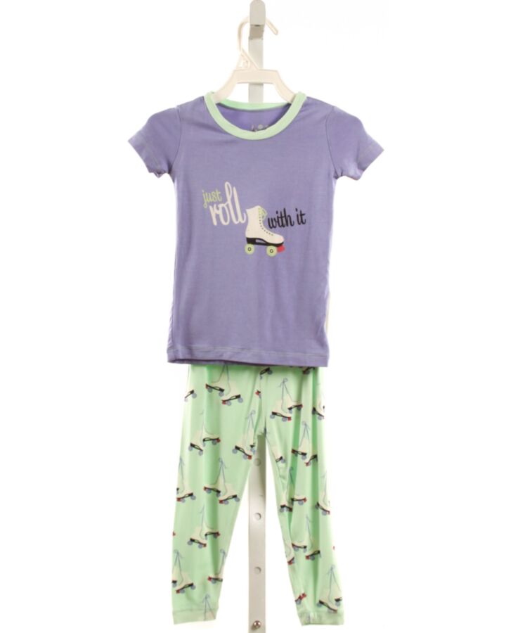 KICKEE PANTS  PURPLE  PRINTED DESIGN LOUNGEWEAR
