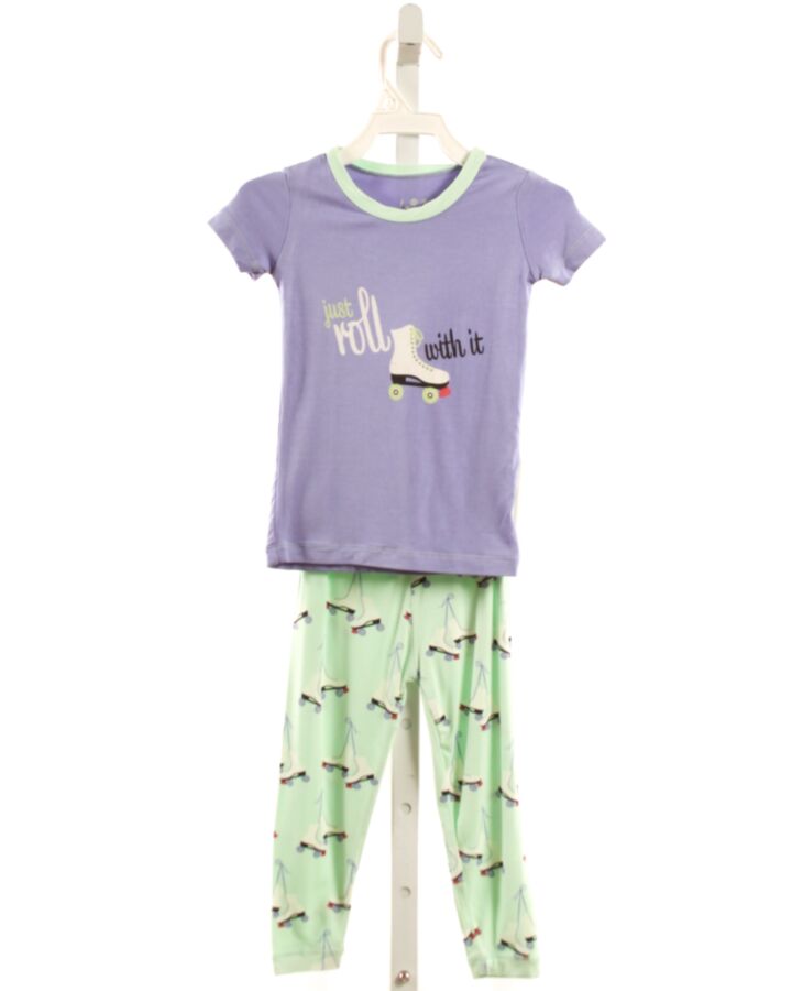 KICKEE PANTS  PURPLE  PRINTED DESIGN LOUNGEWEAR
