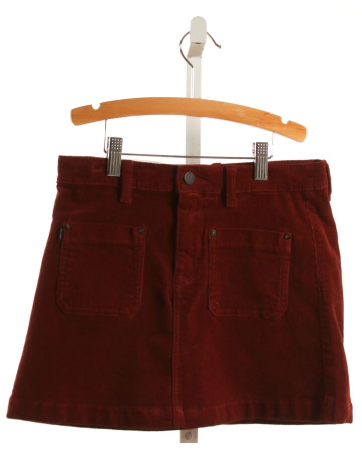 DL1961  MAROON CORDUROY  SKIRT