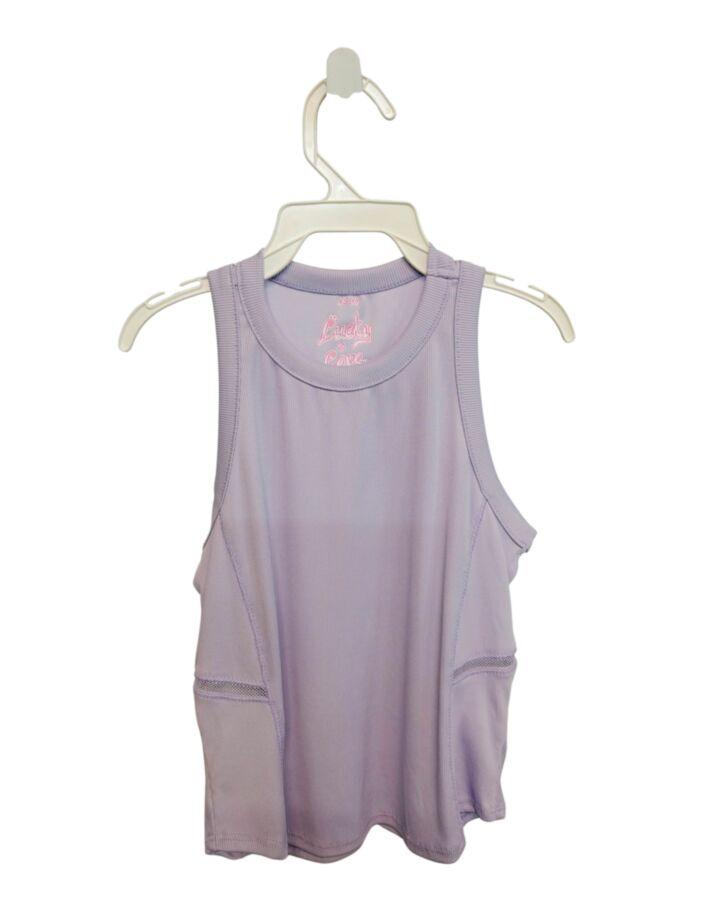 LUCKY IN LOVE  PURPLE    KNIT TANK