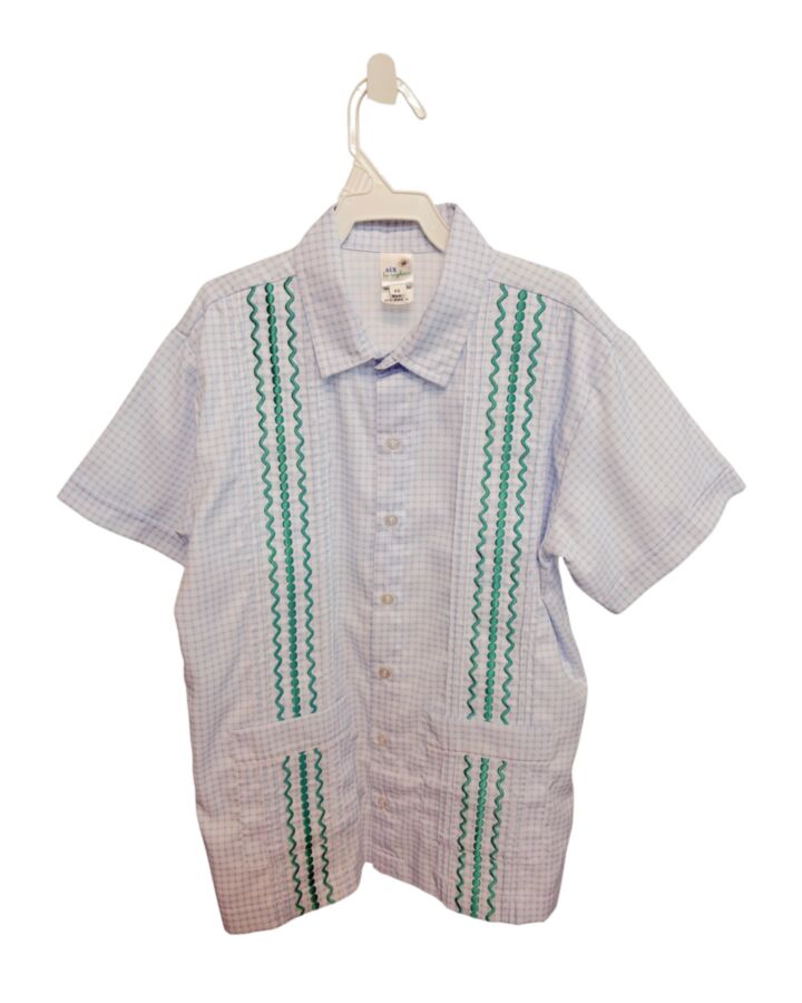 SIX HONEYBEES  BLUE   EMBROIDERED DRESS SHIRT