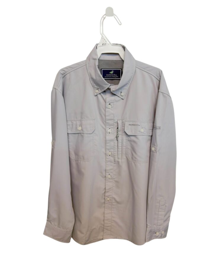 PROPERLY TIED  GRAY    DRESS SHIRT