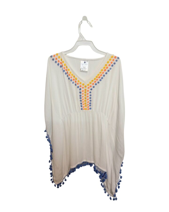 SNAPPER ROCK  WHITE   EMBROIDERED COVER UP