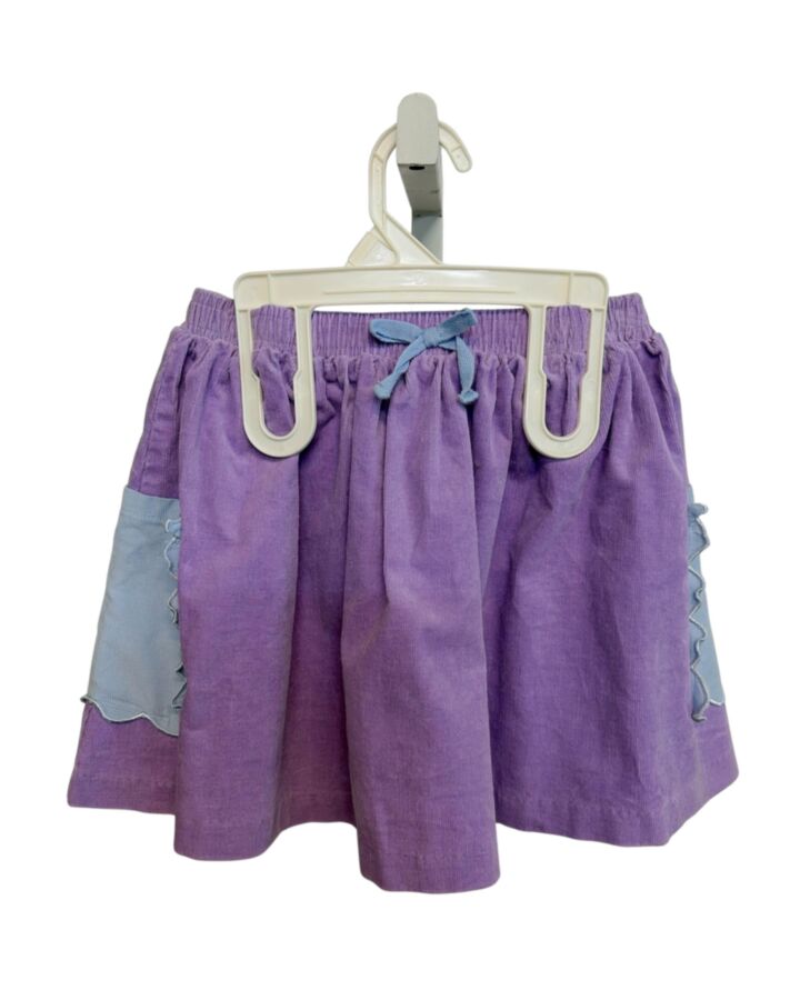 BISBY BY LITTLE ENGLISH  PURPLE CORDUROY   SKIRT