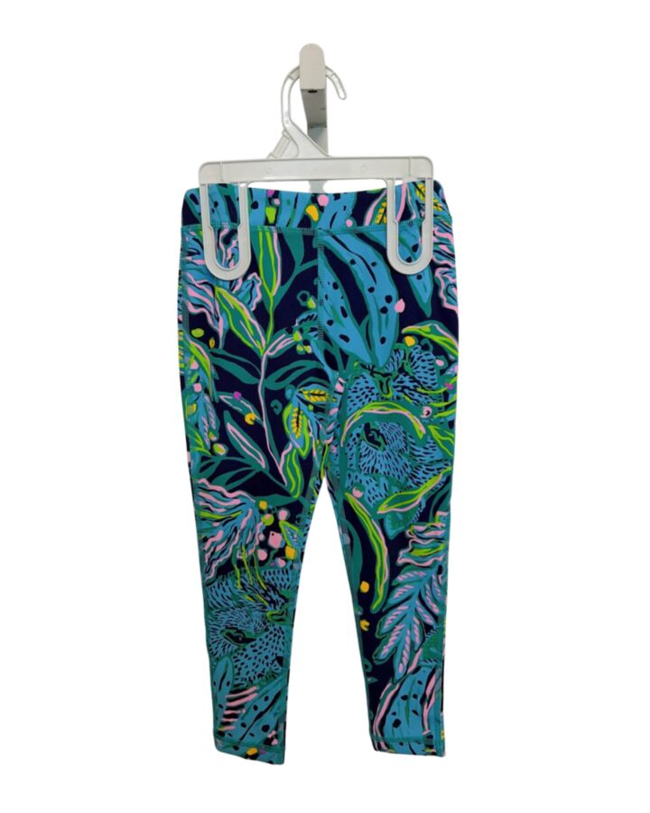 LILLY PULITZER  BLUE   PRINTED DESIGN LEGGINGS