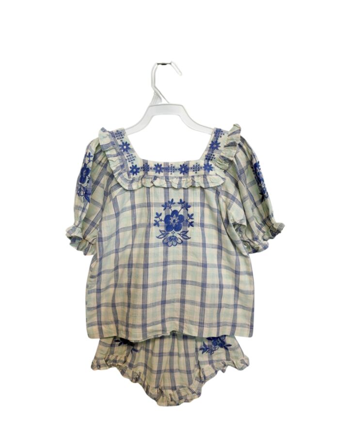 LALI  BLUE  PLAID  2-PIECE OUTFIT