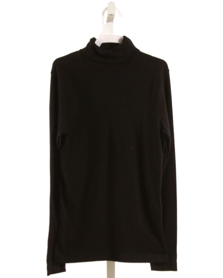 PETIT BATEAU  BLACK  KNIT LS SHIRT