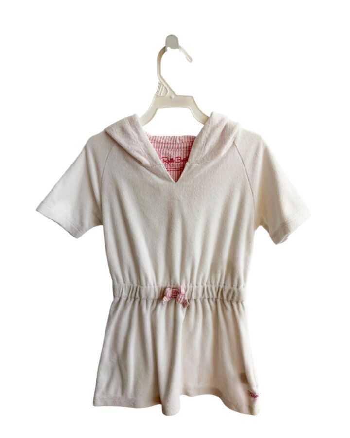RUFFLE BUTTS  WHITE TERRY CLOTH   COVER UP