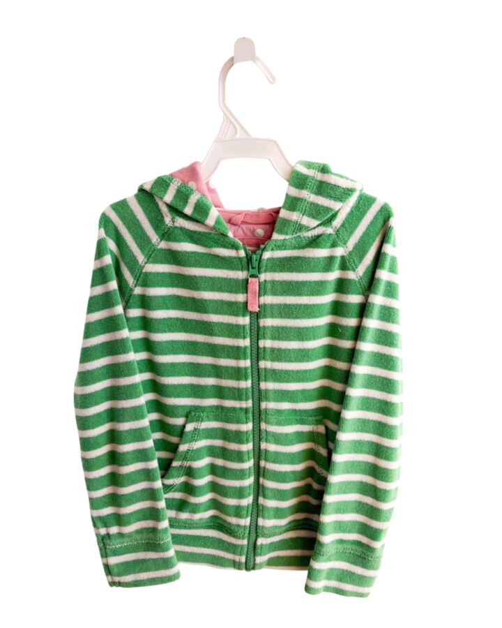 MINI BODEN  GREEN TERRY CLOTH STRIPED  COVER UP