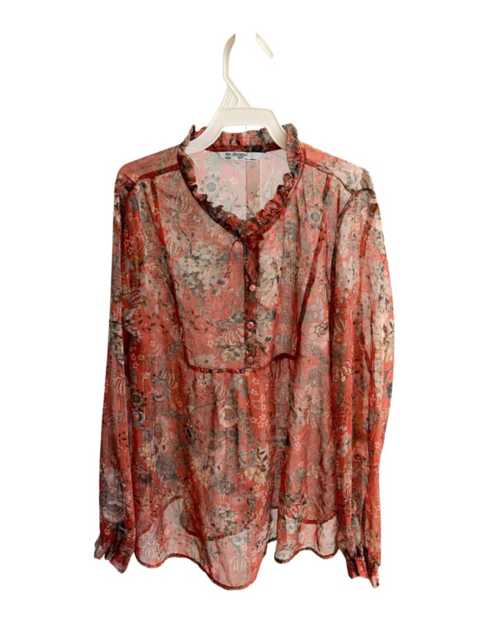 MAYORAL  ORANGE  FLORAL  SHIRT-LS