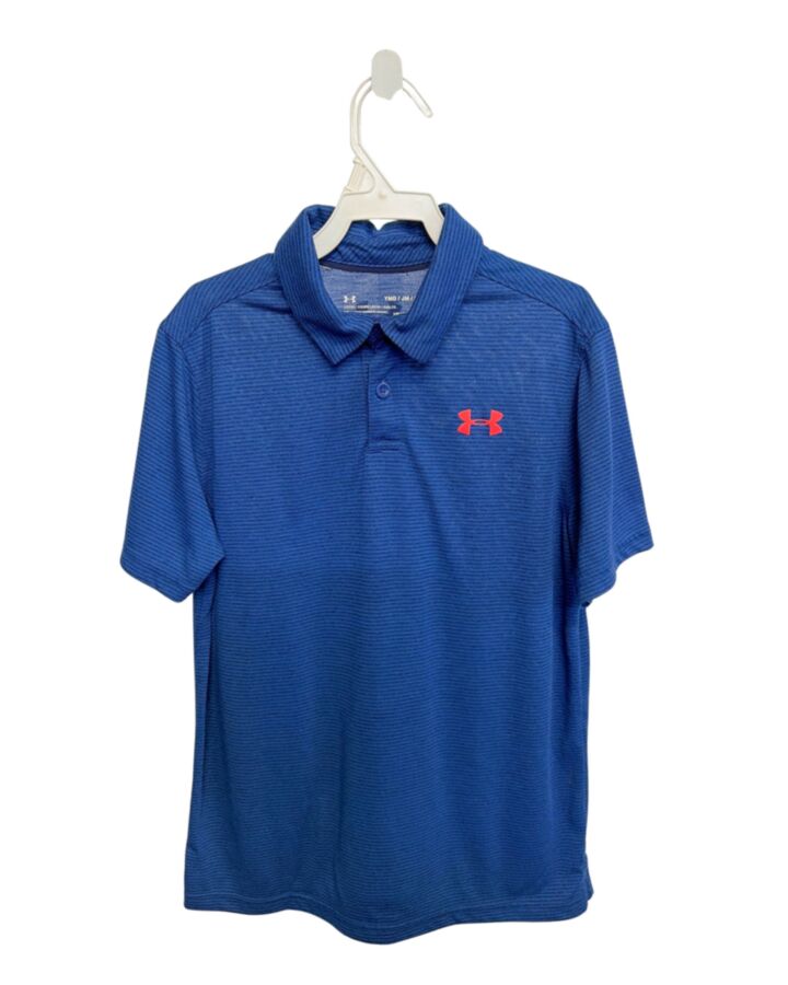 UNDER ARMOUR  BLUE  STRIPED  DRESS SHIRT