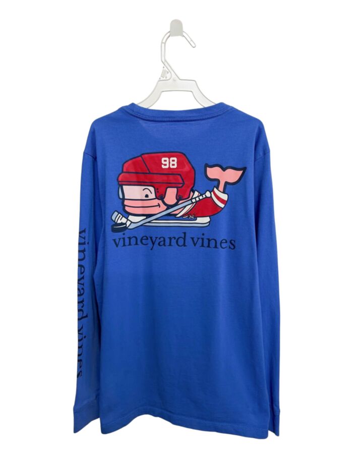 VINEYARD VINES  BLUE   PRINTED DESIGN T-SHIRT