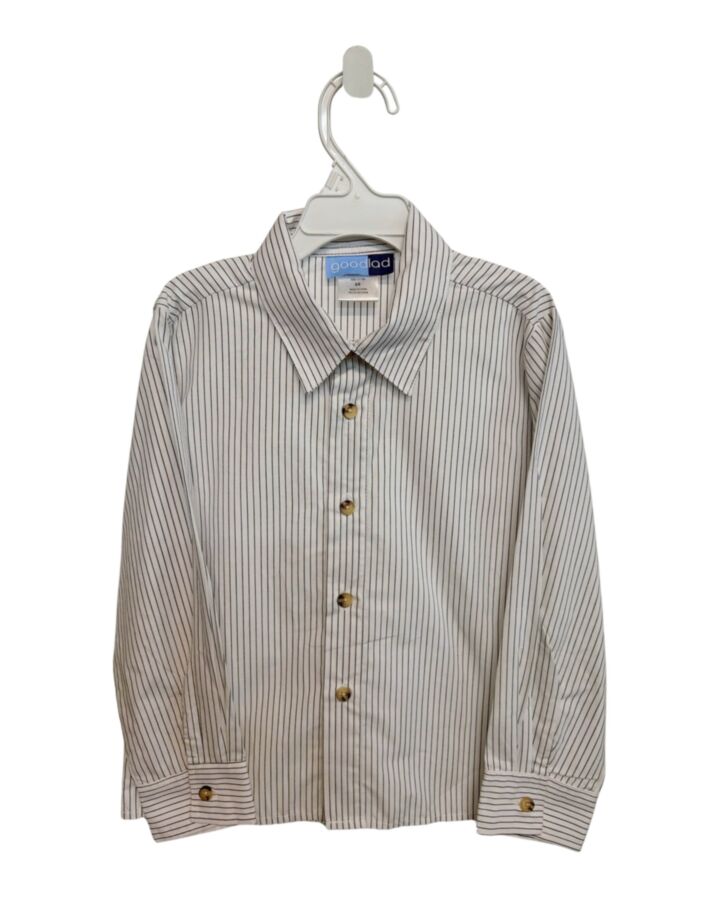 GOODLAD  GRAY  STRIPED  DRESS SHIRT
